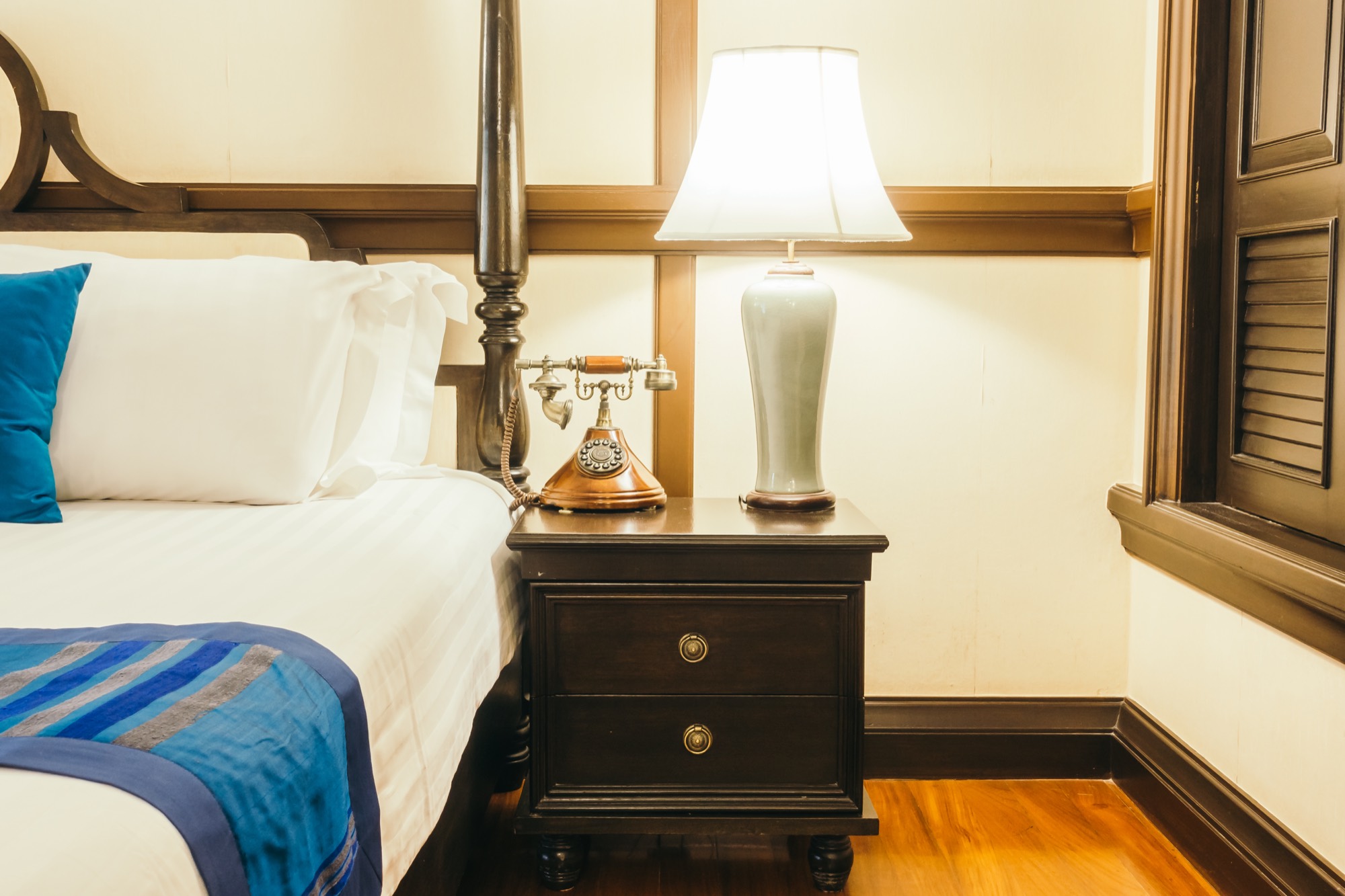 Styled guest bedroom