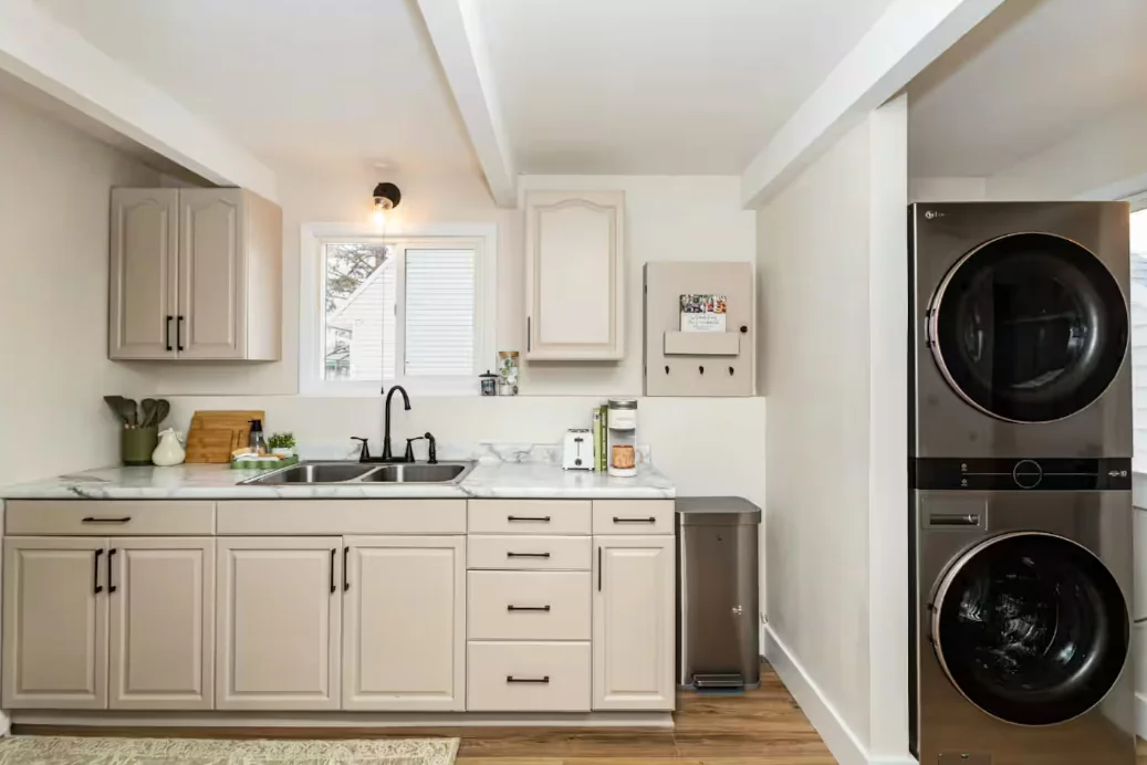 A short-term rental cleaned, stocked, and ready between guest stays in Central Iowa — what do property managers do
